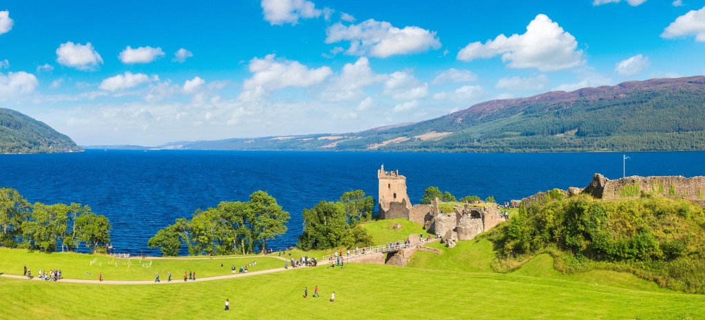 Castle Urquhart at Loch Ness, Scotland