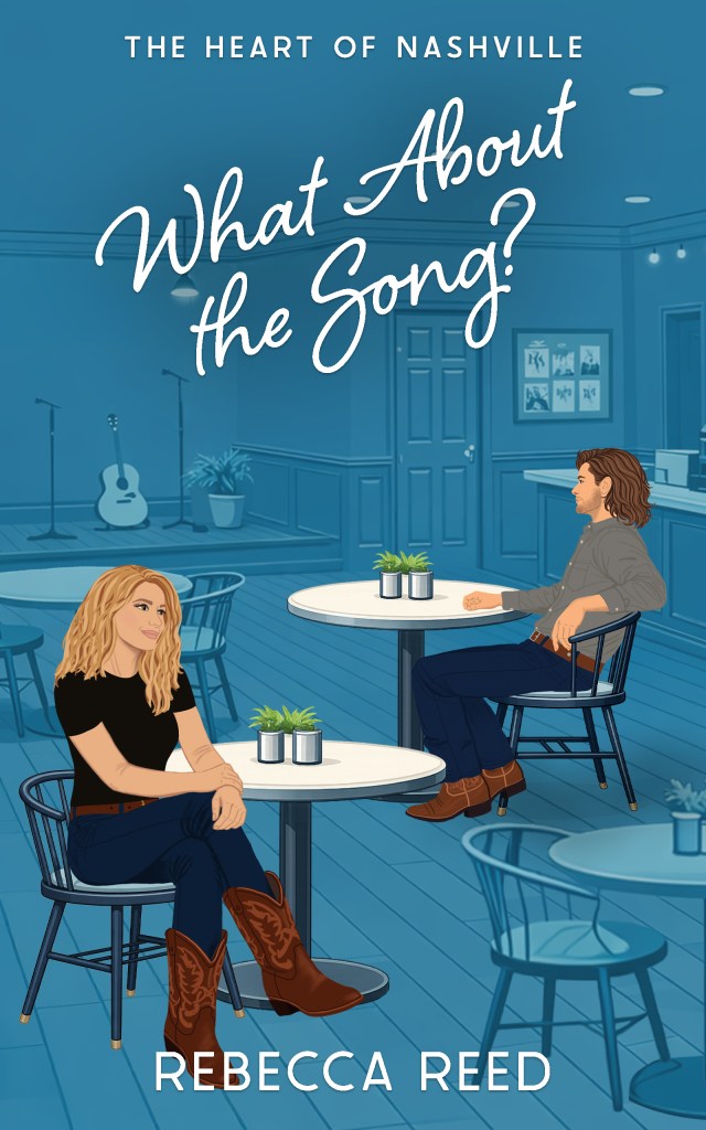 Two people sitting at separate cafe tables